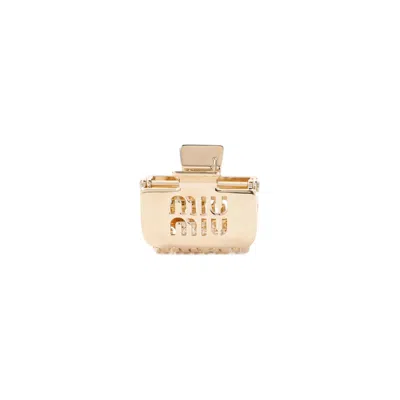 Miu Miu Women's Hair Clip In Metallic