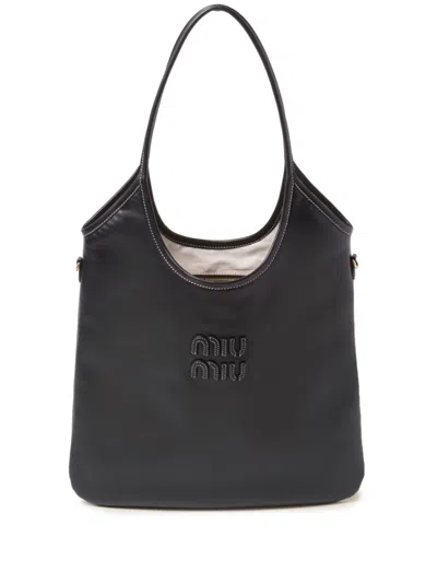 Miu Miu Women Ivy Leather Shoulder Bag In Multicolor