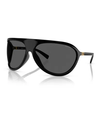 MIU MIU WOMEN'S LARGE SUNGLASSES, MU A01S