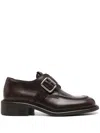 Miu Miu Women Leather Brogues In Multicolor