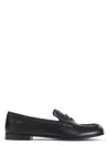 Miu Miu Black Leather Loafers