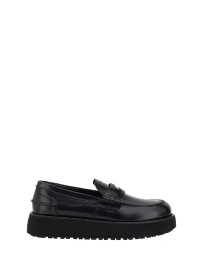 Miu Miu Women Leather Loafers