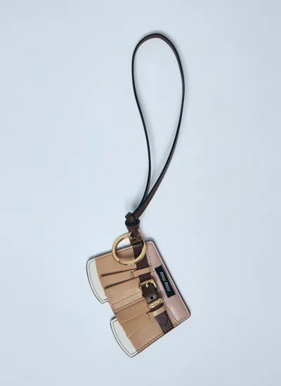 Miu Miu Women Leather Skirt Keyring