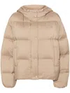 Miu Miu Jacke Mit Logo-applikation In Brown