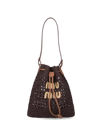 Miu Miu Women Logo Mini Bag