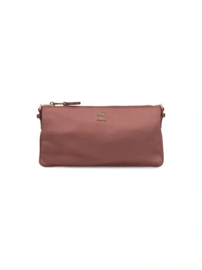 Miu Miu Women Logo Mini Pouch