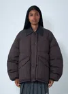 Miu Miu Women Nylon Down Jacket In Multi