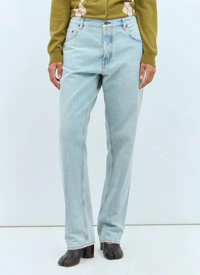 Miu Miu Women Logo Patch Jeans