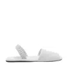 Miu Miu Ruches Nappa Leather Sandals
