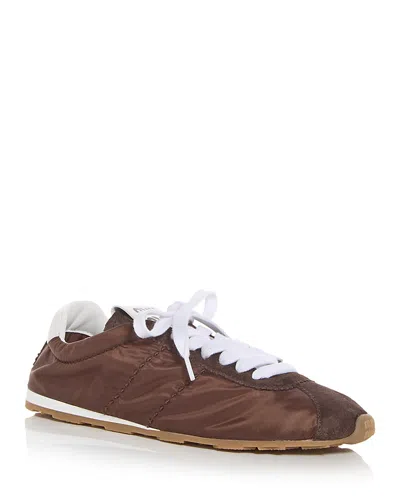 MIU MIU WOMEN'S LOW TOP SNEAKERS