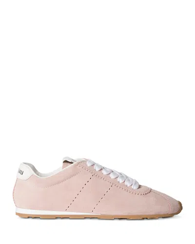 Miu Miu Women's Low Top Sneakers In Pink