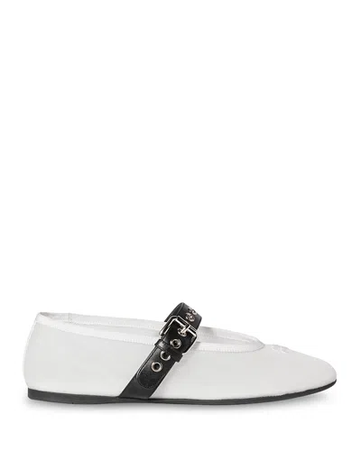 MIU MIU WOMEN'S MARY JANE FLATS