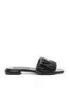 Miu Miu Iu Matelasse Slide In Black
