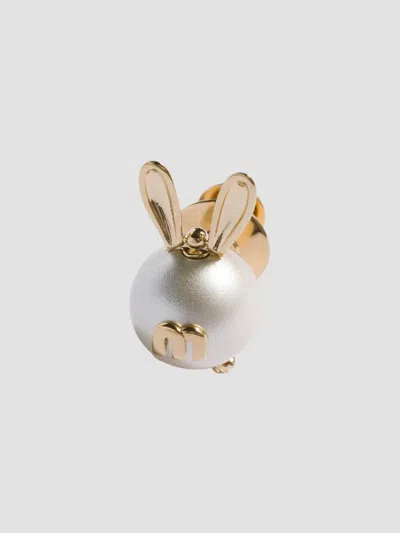 Miu Miu Women's Metal Brooch In Multi