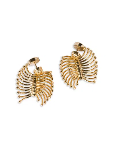 Miu Miu Women's Metal Earrings In Gold
