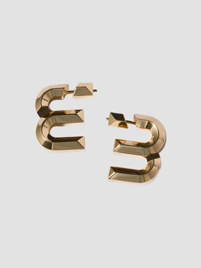 Miu Miu Women's Metal Earrings In Gold