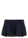 Miu Miu Mini Cotton Skirt Belt Loops