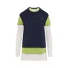 Miu Miu Set Of 3 Cotton Jersey T-shirts In Multicolor