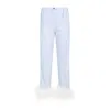 Miu Miu Light Blue Cotton Pants In Blue