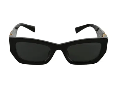 Pre-owned Miu Miu Women's  Glimpse Sunglasses In Slate Gray (0mu 09ws 1ab5s0)