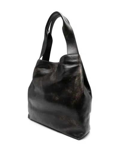 Pre-owned Miu Miu Women's  Leather Hobo Bag In Caffe