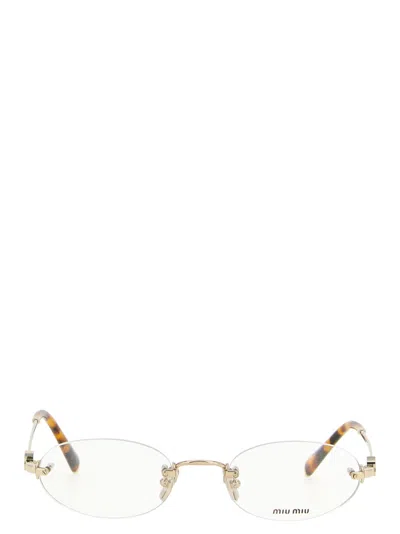 Miu Miu Women ' Logo' Sunglasses In Multi