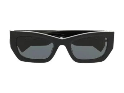Pre-owned Miu Miu Women's  Oval Sunglasses In Gold (0mu A50s 5ak7r1)