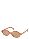 Miu Miu Mu 04zs 11v40d In Brown