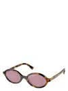 Miu Miu Women's Miu Mu 04zs Vau50d Sunglasses In Havana