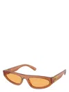 Miu Miu Women's Miu Mu 07zs 15t0b7 Sunglasses In Brown