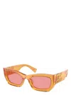Miu Miu Women's Miu Mu 09ws 12t1d0 Sunglasses In Orange