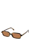 Miu Miu Tortoiseshell Rectangle-frame Sunglasses In Havana