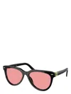 Miu Miu 0mu 12zs 16k1d0 Black Sunglasses In Black