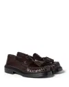 Miu Miu Tassel Loafer In Brown