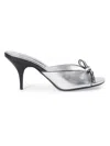 Miu Miu Mule Sandal In Silver