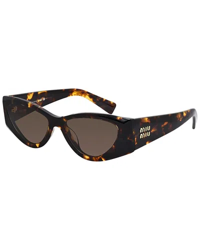 Miu Miu Women's Mu06ys 54mm Sunglasses In Black