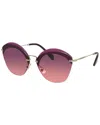 Miu Miu Women's Mu53ss 63mm Sunglasses In Pink