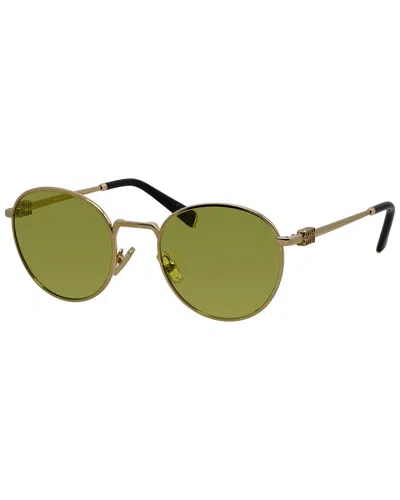 Miu Miu Women's Mu55zs 50mm Sunglasses In Green