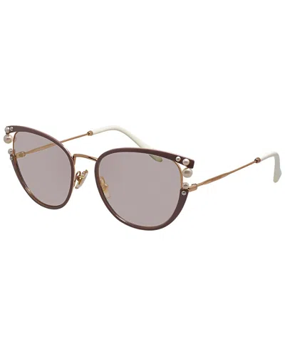 Miu Miu Women's Mu62vs 55mm Sunglasses In Brown