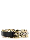 Miu Miu Cintura Multicolor In Pelle E Metallo Donna