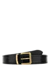 Miu Miu Cintura In Naplak Nero Donna