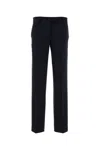 Miu Miu Women Embroidered Stretch Wool Palazzo Pant