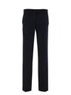 Miu Miu Gabardine Trousers With Front Crease And Pockets