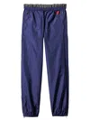 Miu Miu Technical Poplin Joggers In Blue