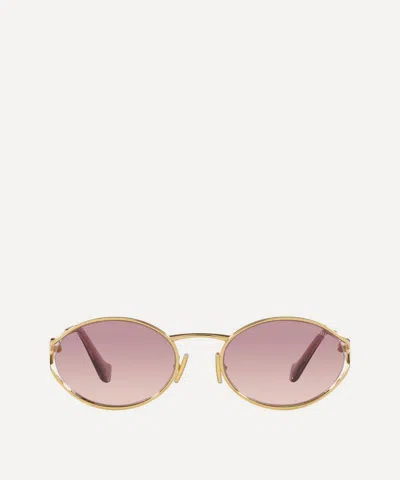 Miu Miu Women's Oval Sunglasses