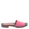 Miu Miu Zoccoli In Pelle Fucsia  Donna