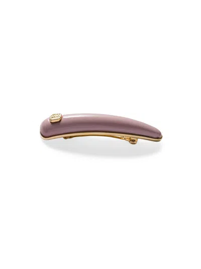 Miu Miu Women's Patent Leather Hair Clip In Pink