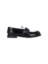 Miu Miu Black Leather Loafers