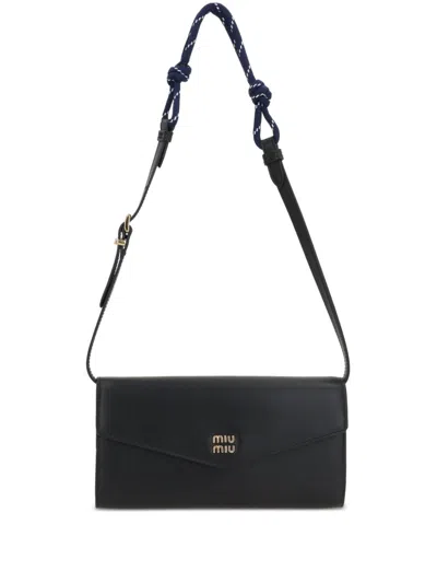 Miu Miu Women Leather Mini Bag In Multicolor