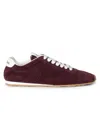 Miu Miu Women's Plume Suede Sneakers In Brown